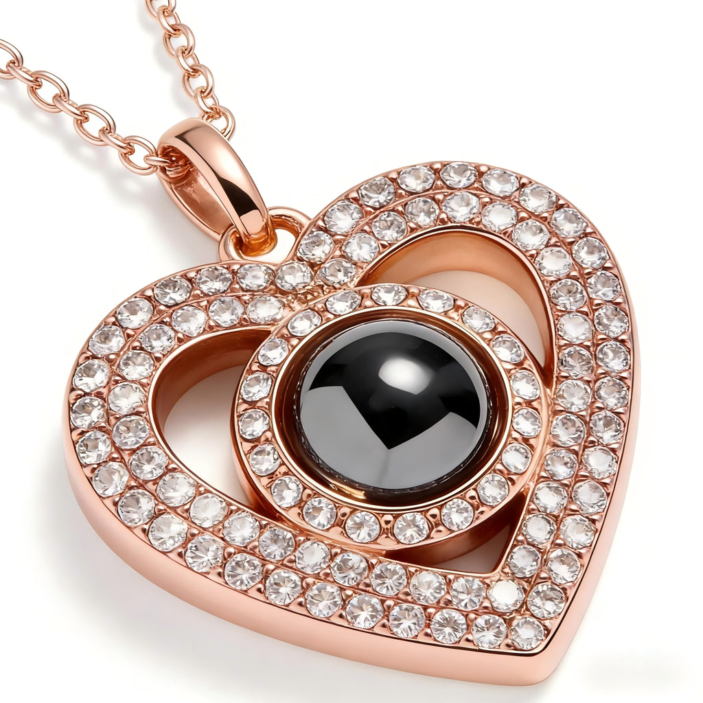 Custom Photo Projection Necklace Collection – Personalized Romantic Gifts for Her