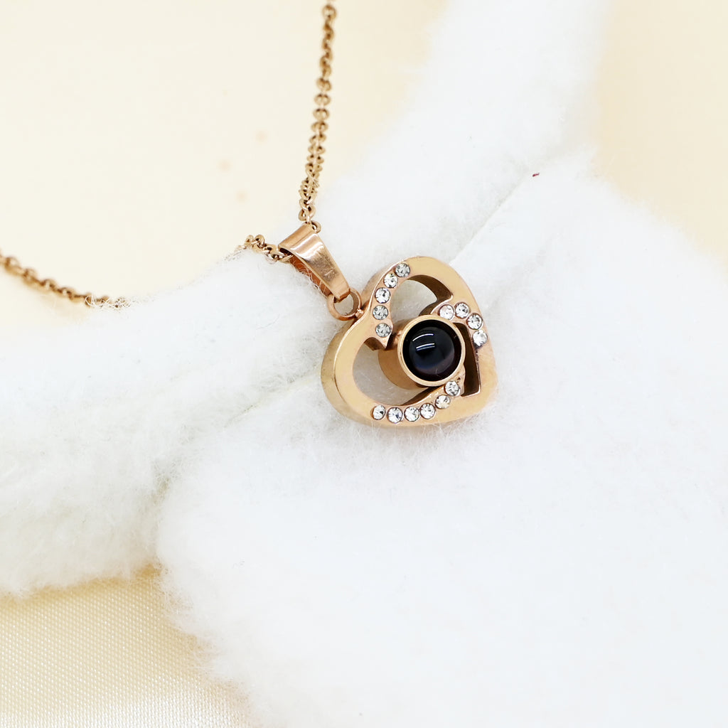 Custom Photo Projection Necklace Collection – Personalized Romantic Gifts for Her