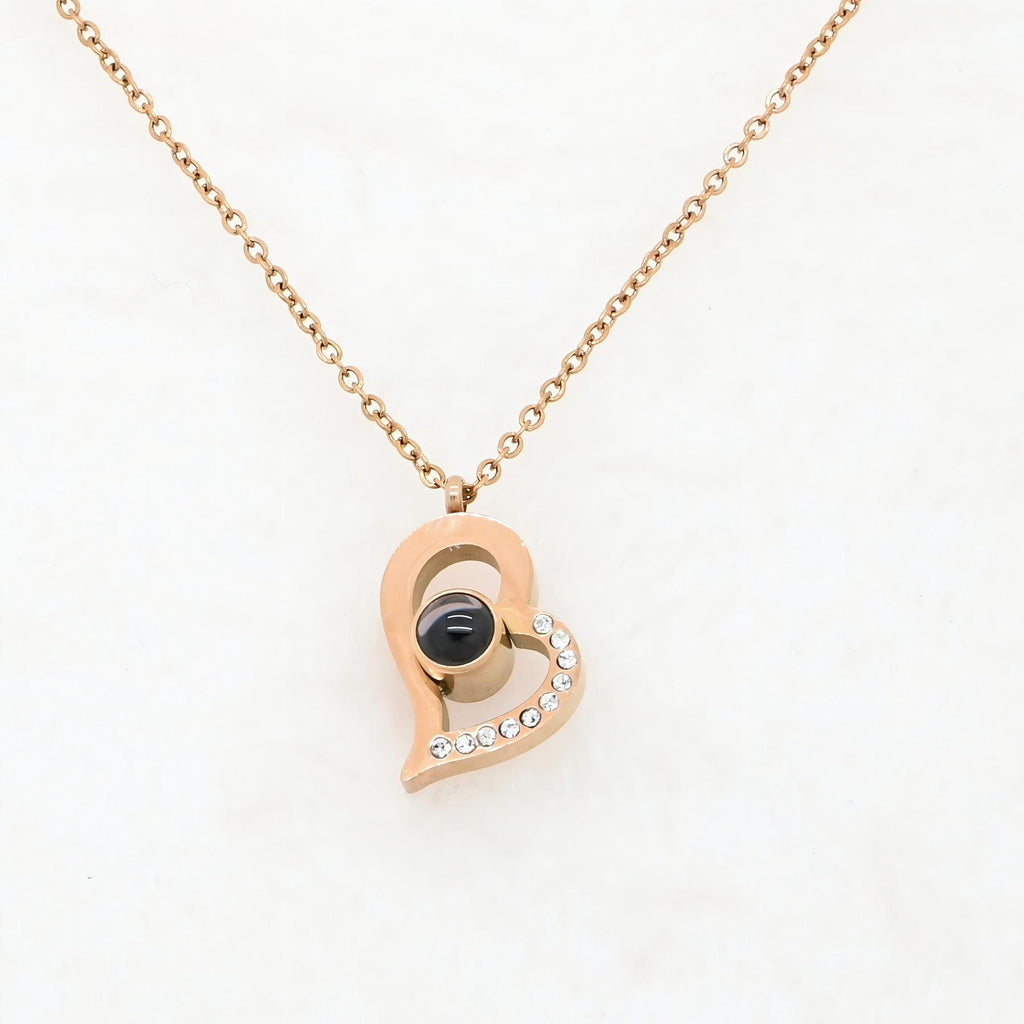 Custom Photo Projection Necklace Collection – Personalized Romantic Gifts for Her