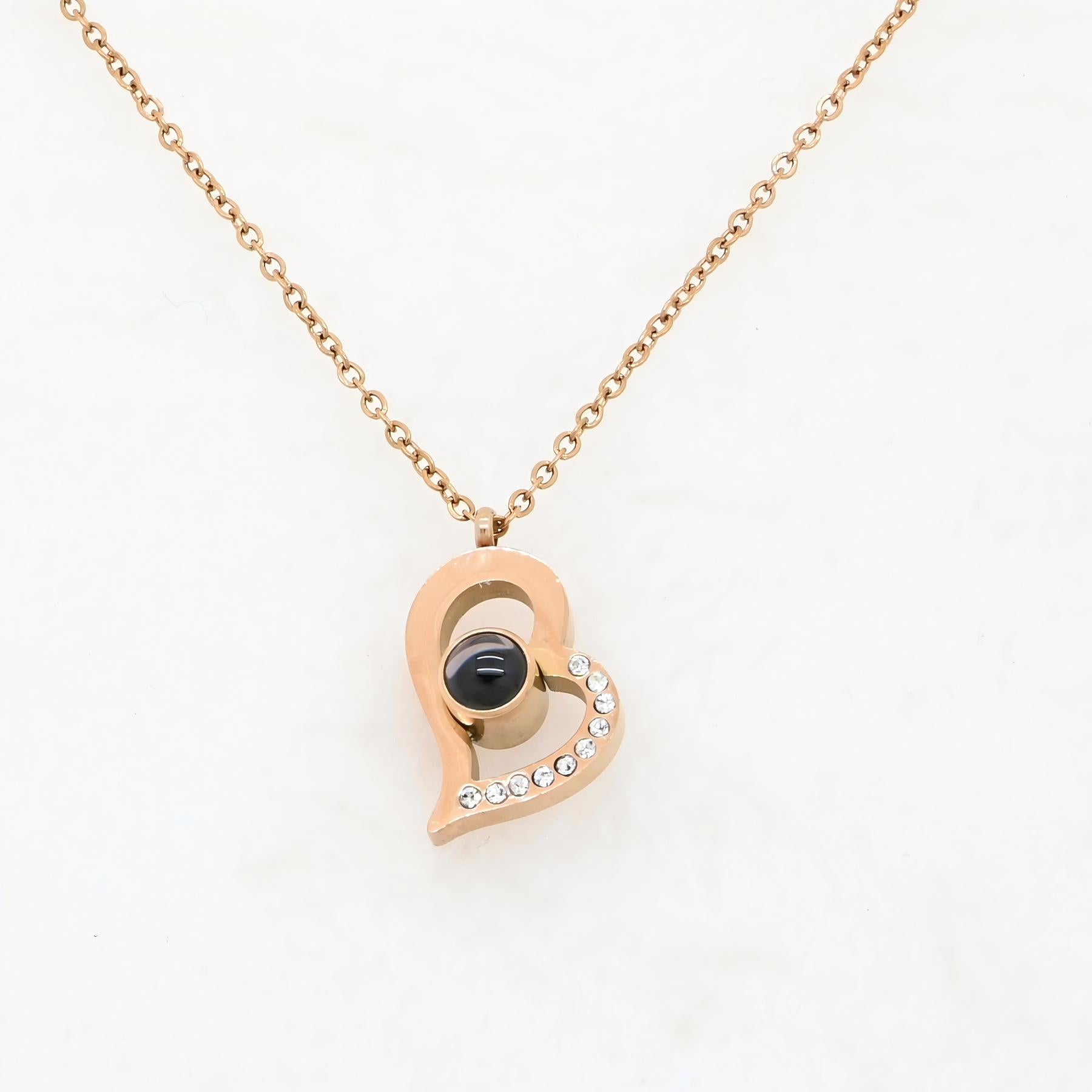Custom Photo Projection Necklace Collection – Personalized Romantic Gifts for Her