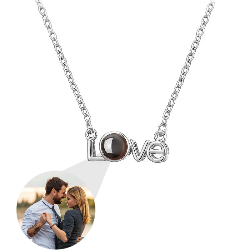 custom photo projection necklace