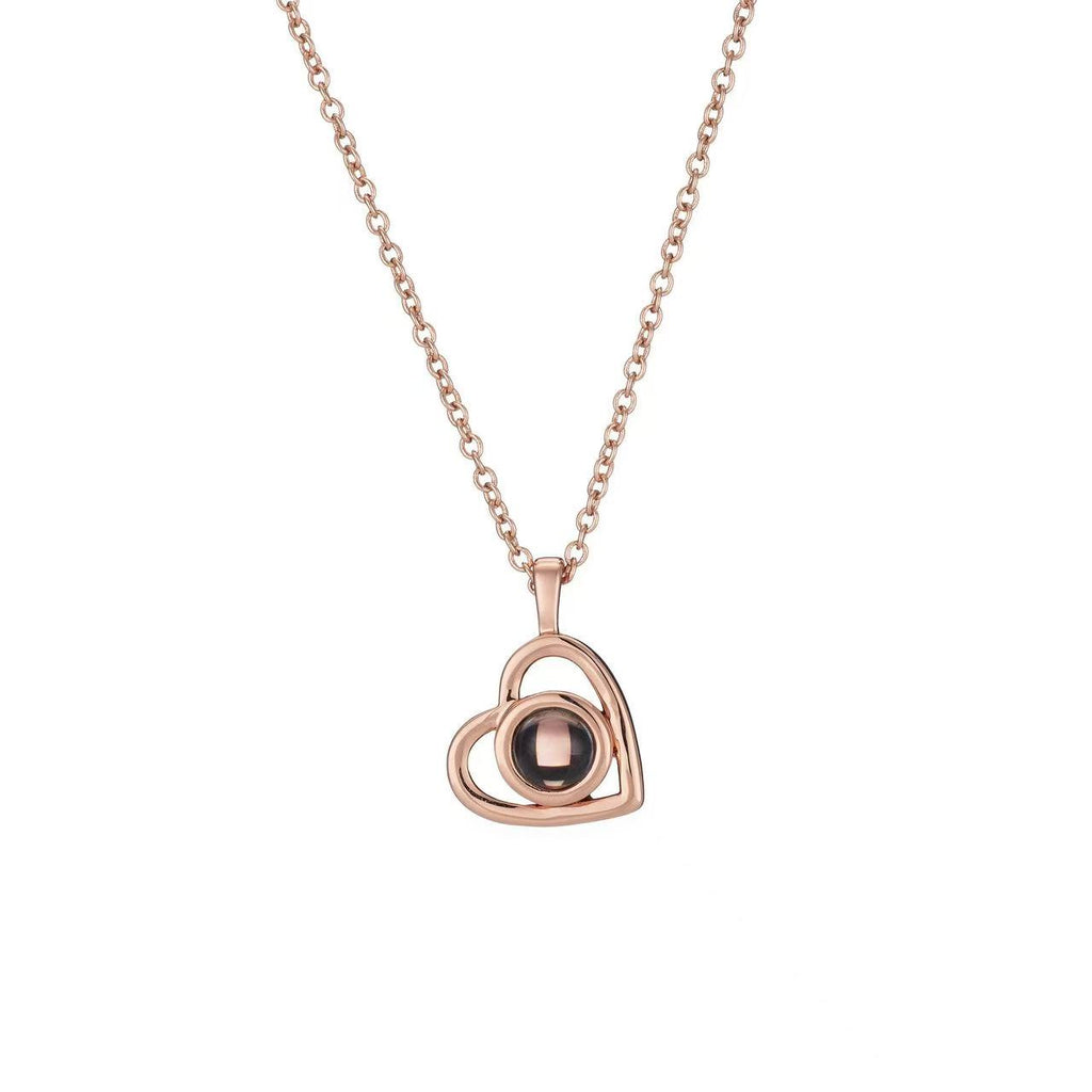 Custom Photo Projection Necklace Collection – Personalized Romantic Gifts for Her