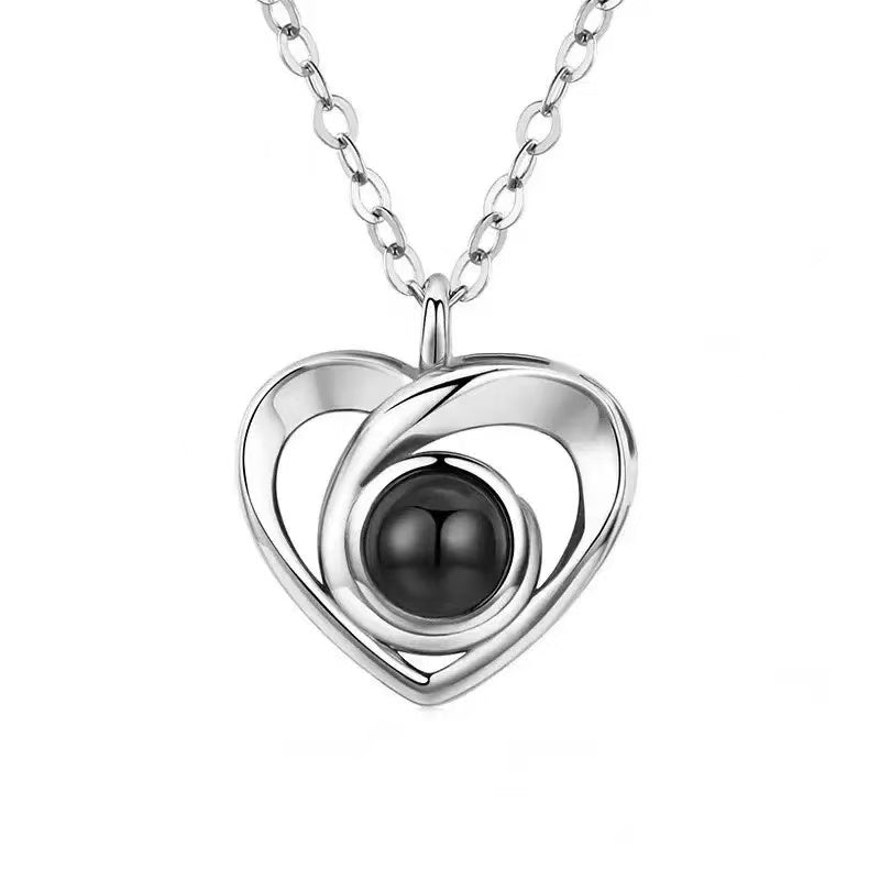Custom Photo Projection Necklace Collection – Personalized Romantic Gifts for Her