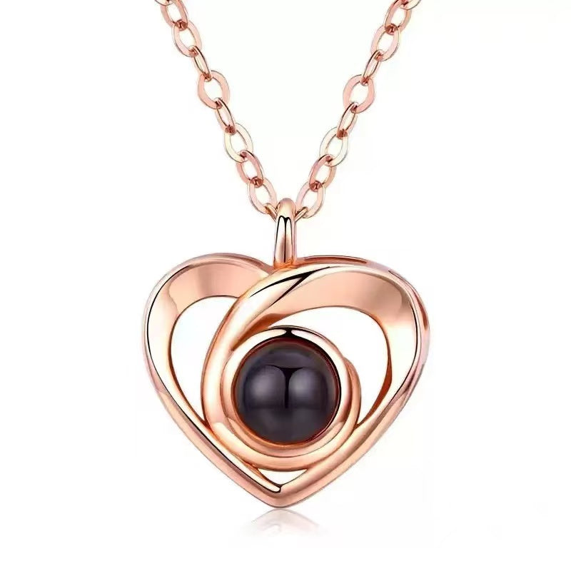 Custom Photo Projection Necklace Collection – Personalized Romantic Gifts for Her