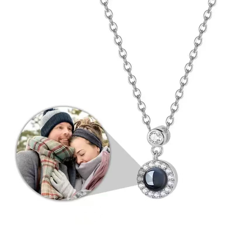 Custom Photo Projection Necklace Collection – Personalized Romantic Gifts for Her
