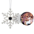 Personalized Photo Projection Ornament | Angel, Bird, Snowflake Christmas Tree Hanging Decor, Memorial Gift