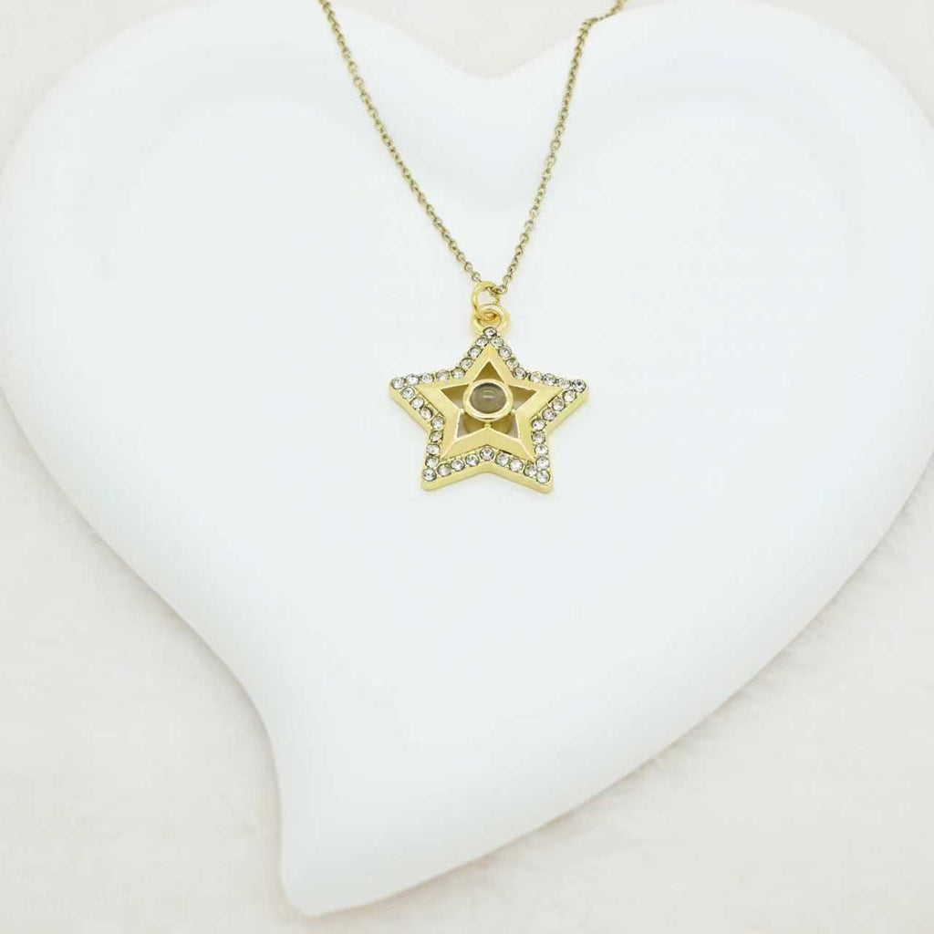 custom-photo-projection-star-necklace-gold