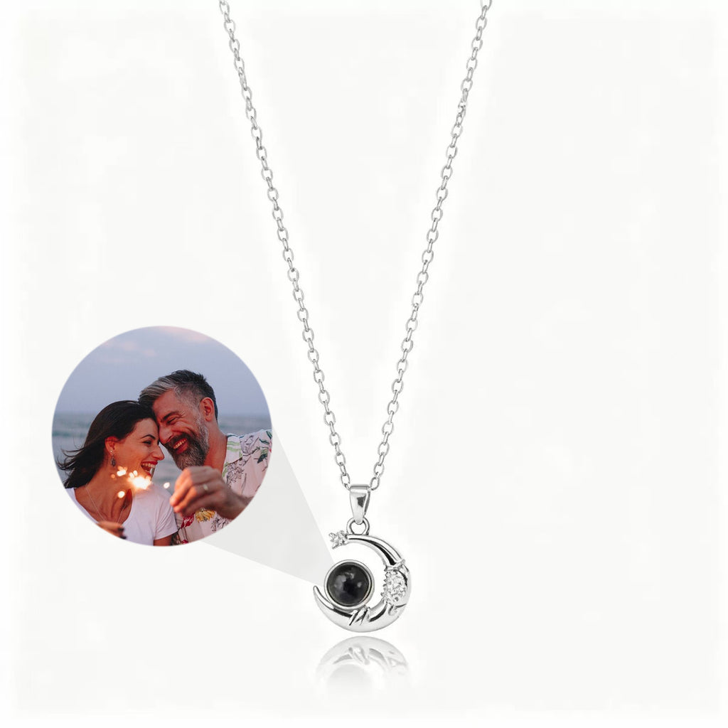 custom-photo-projection-mini-moon-star-necklace-silver
